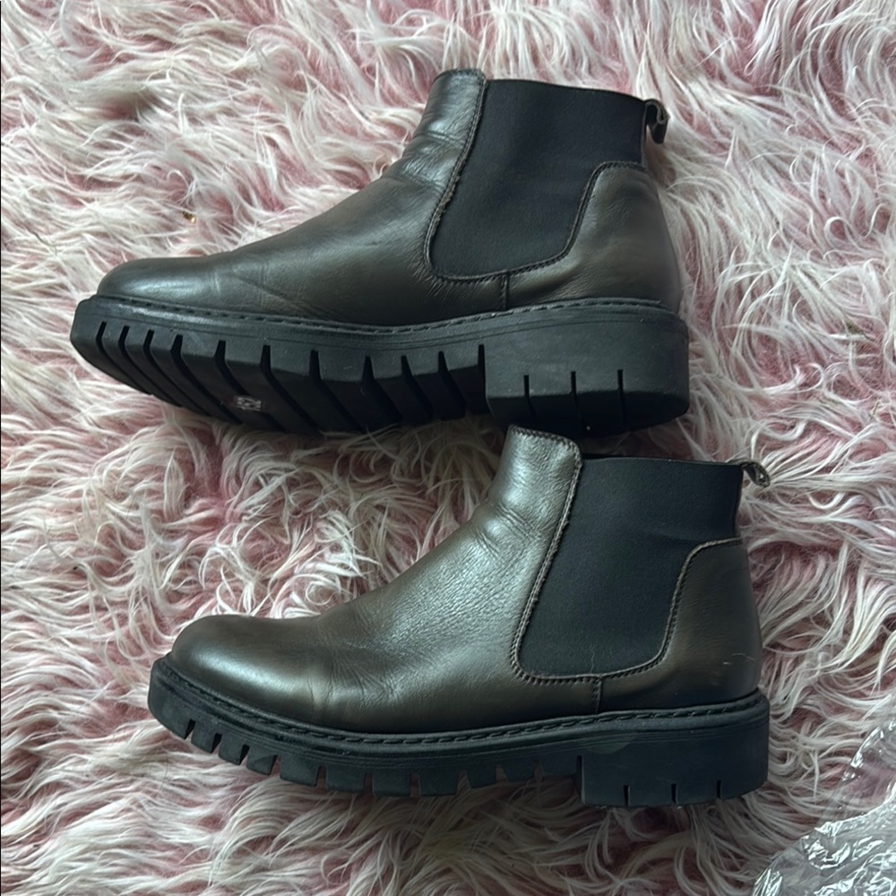 Women’s Black Leather Civicoquattordici Boots